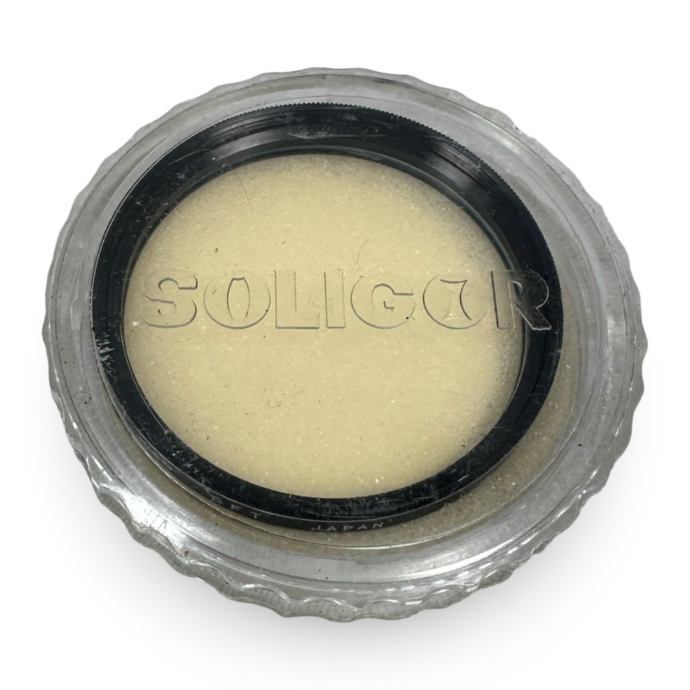 Vintage Soligor 49mm SFT Soft Focus Camera Lens Filter Threaded Japan with Case